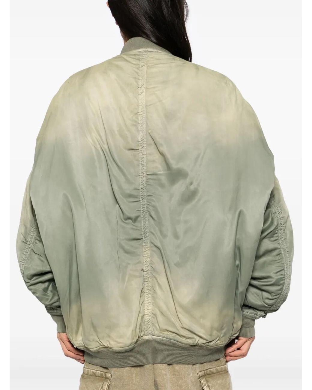 Maison Mihara Yasuhiro Green Aged Flight Jacket for men