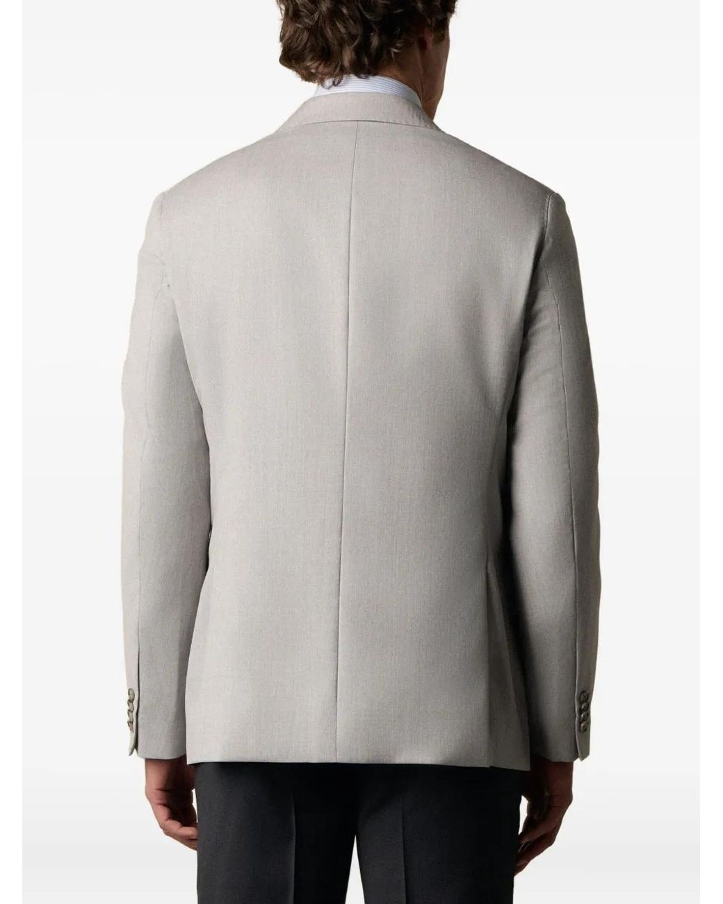 Brooks Brothers Gray Single-Breasted Blazer for men