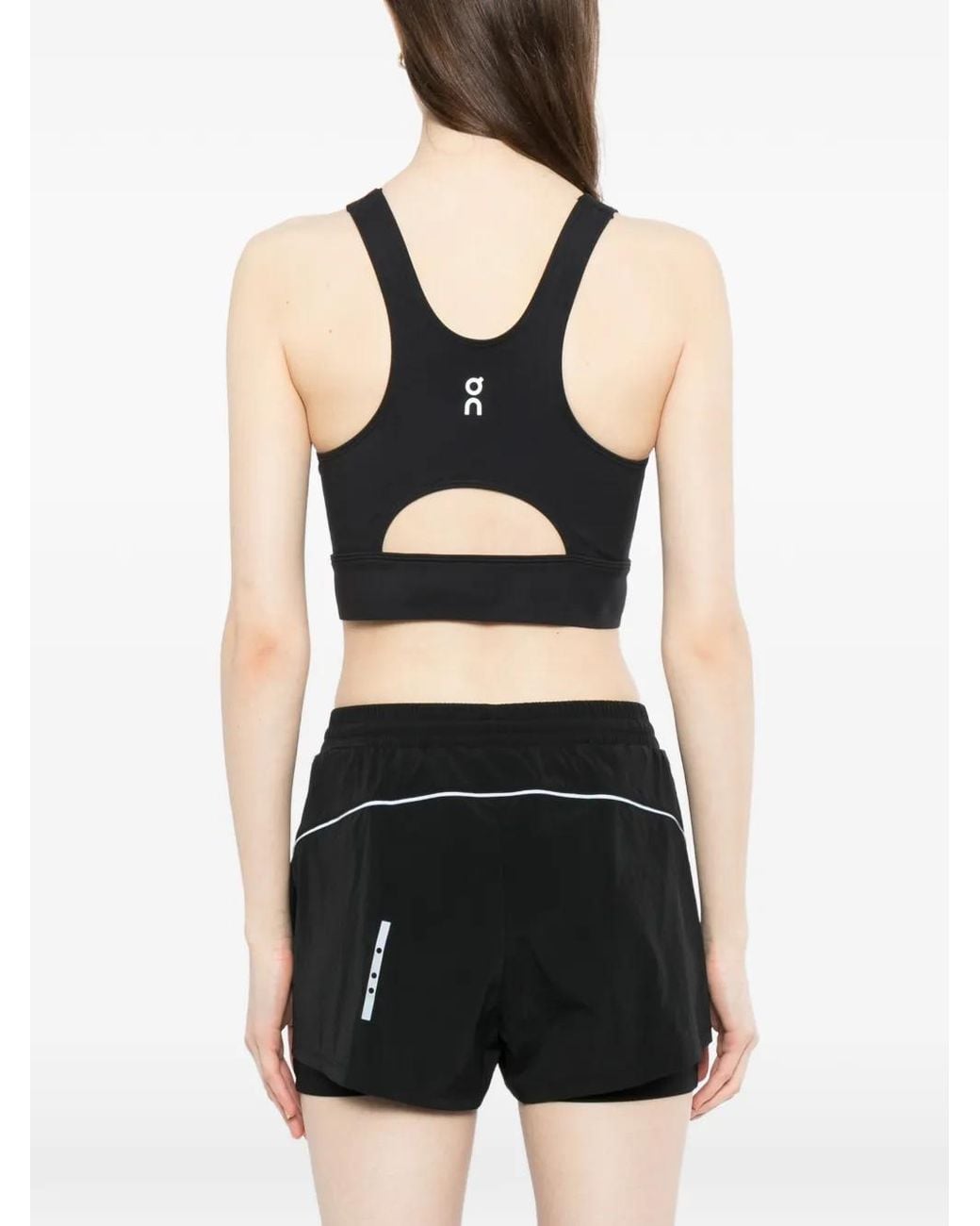On Shoes Black Court Sports Bra