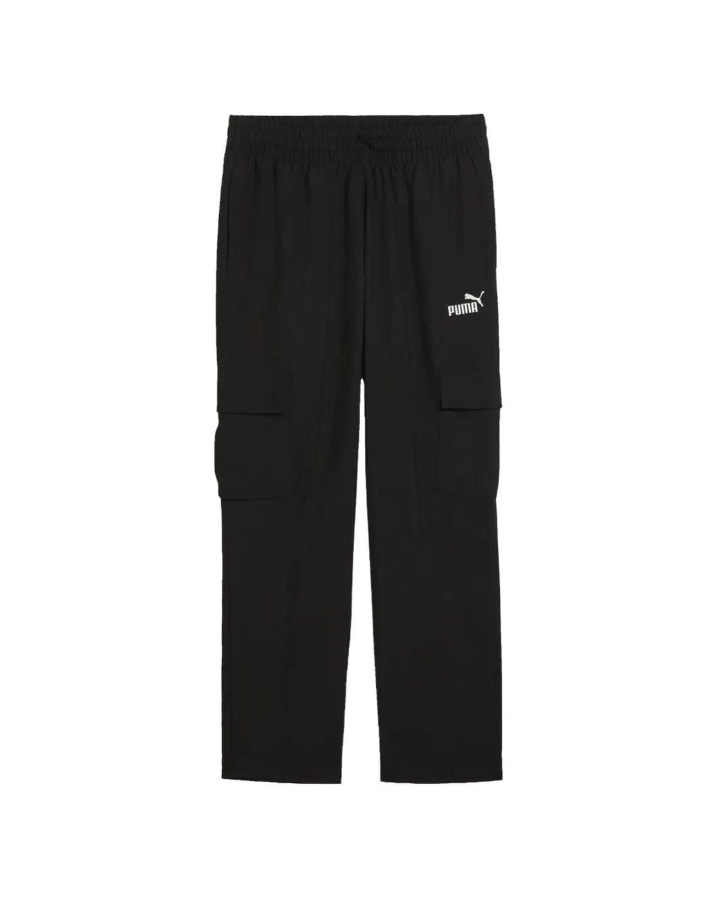 PUMA Black Essentials No. 1 Cargo Track Pants for men