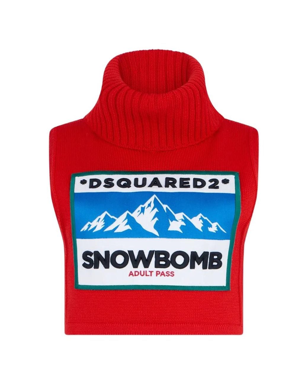DSquared² Trui Met Patchdetail in het Red