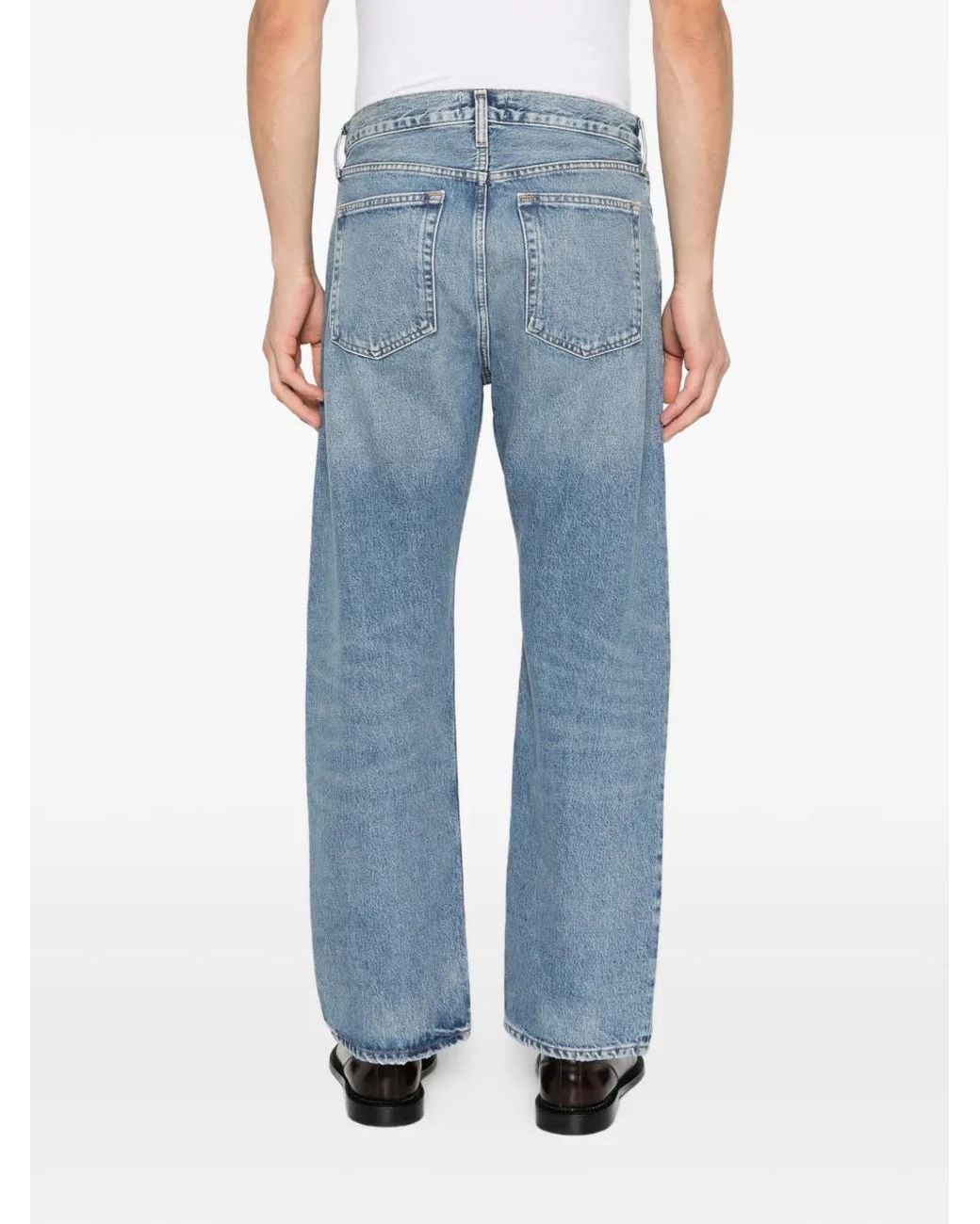 Agolde Blue Magnus Button Jeans for men