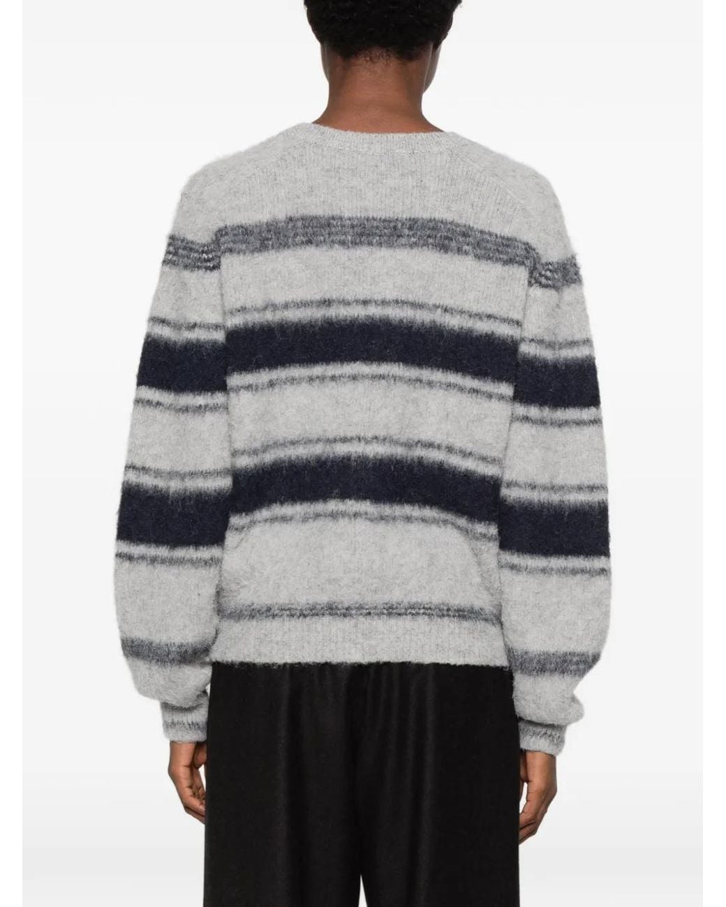 Low Classic Gray Crew-Neck Sweater