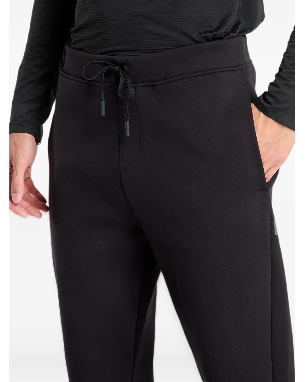 On Shoes Black Focus Tech Track Pants for men