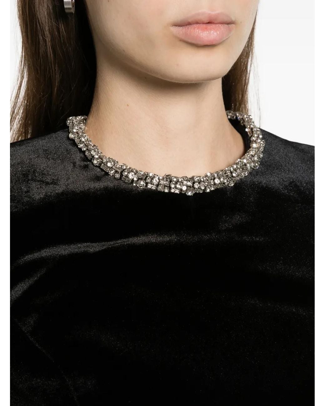 Rebecca Vallance Black Imogen Long-Sleeve Mini Dress
