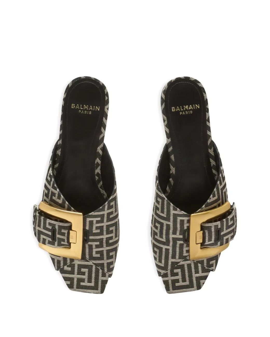 Balmain Multicolor Anthem Monogrammed Sandals