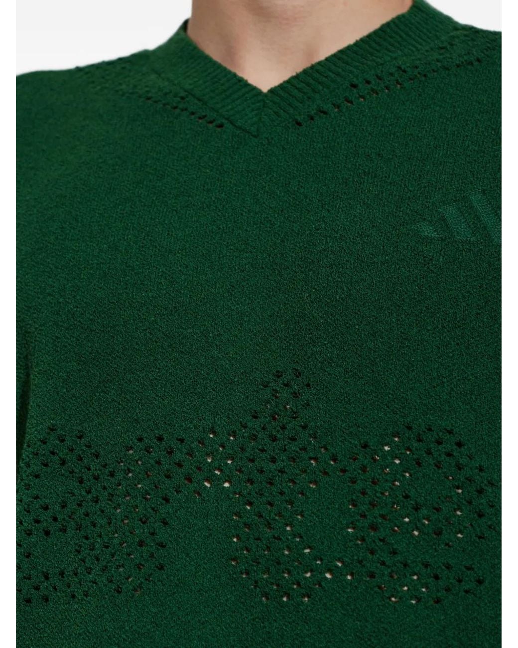 Adidas Green X Arte Antwerp Perforated-Logo T-Shirt for men