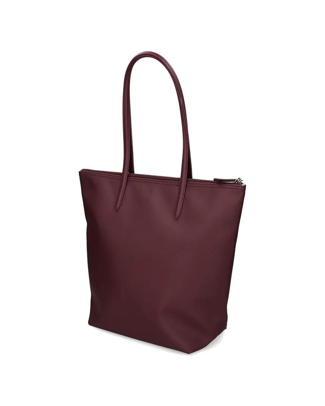 Lacoste Purple Small Concept L.12 Tote Bag