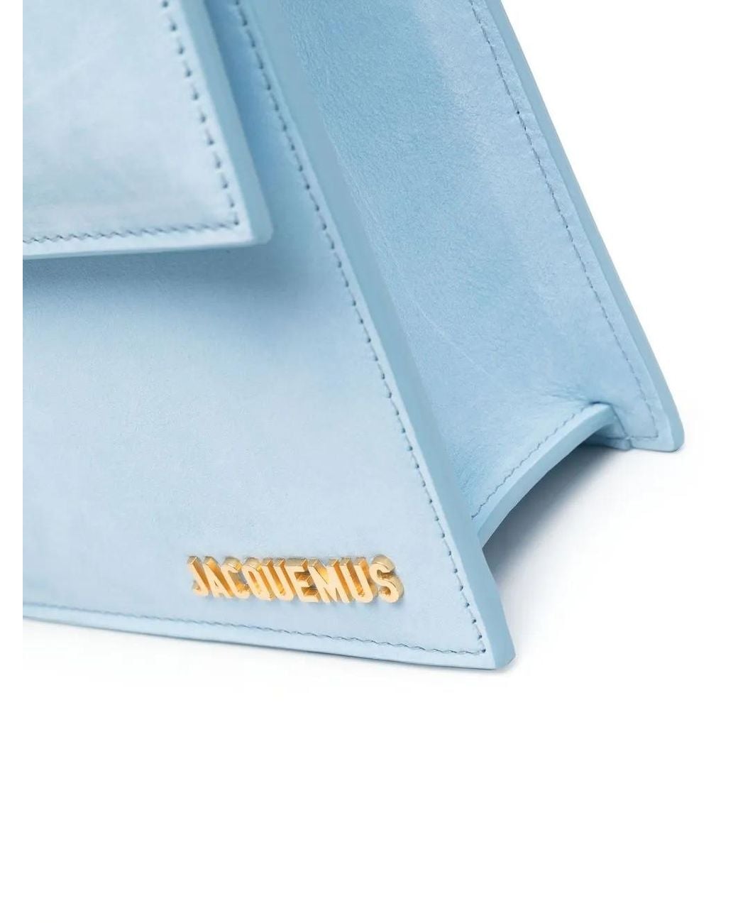 Jacquemus Blue Le Bambinou Suede Bag