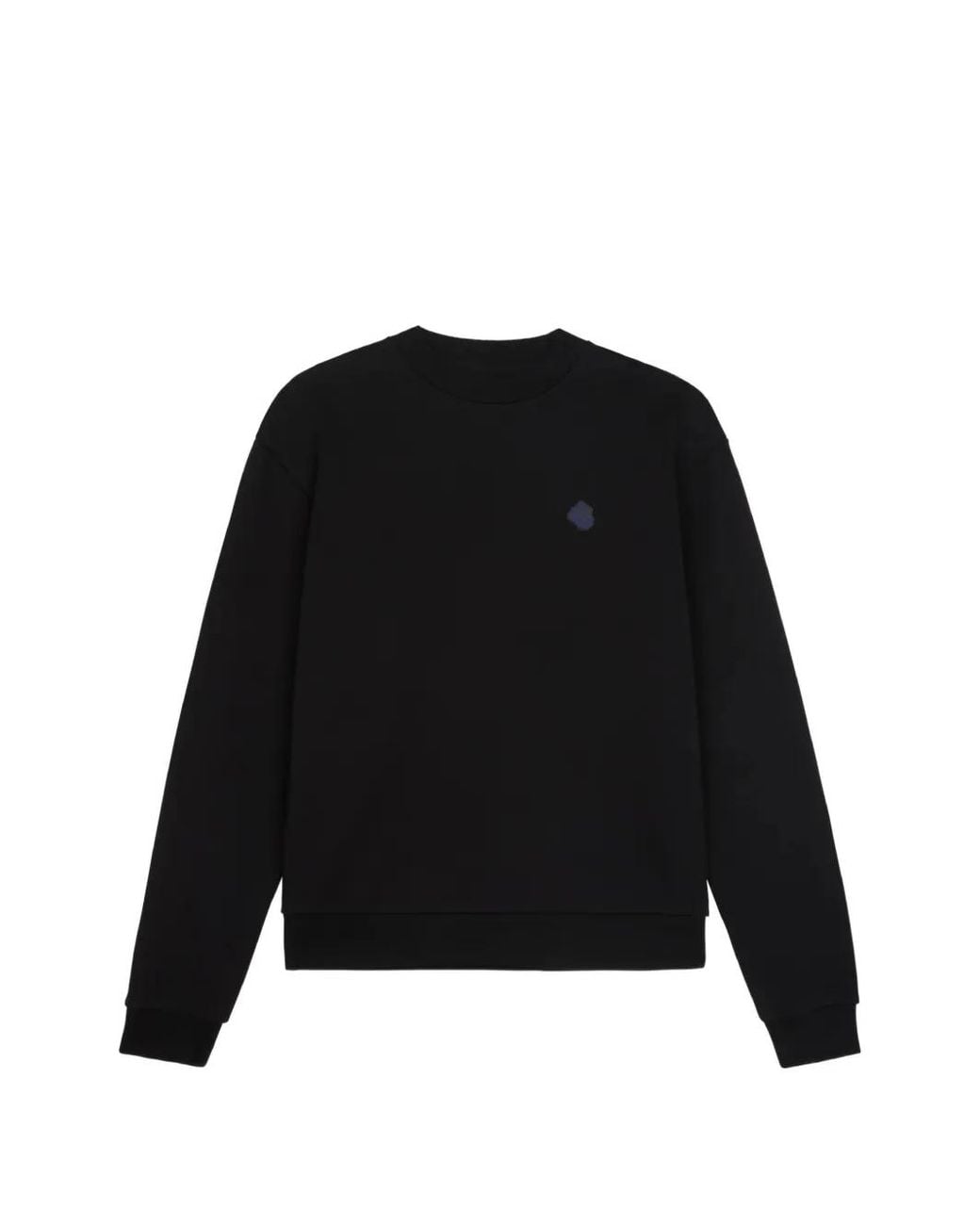 flâneur Black Blossom Logo-Embroidered Crew-Neck Sweatshirt for men
