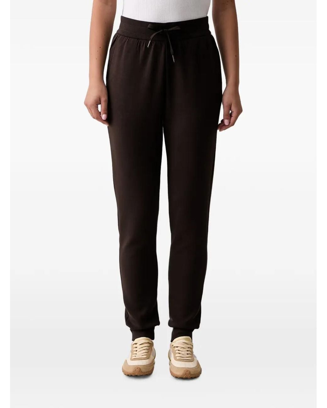 ARMANI EXCHANGE Black Pantalon De Jogging À Logo Brodé