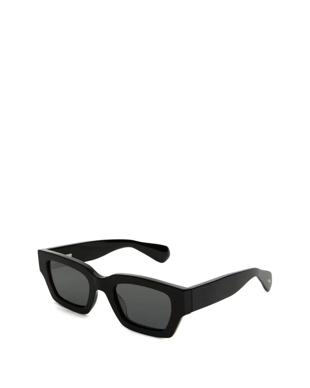 Jil Sander Black Rectangular-Frame Sunglasses