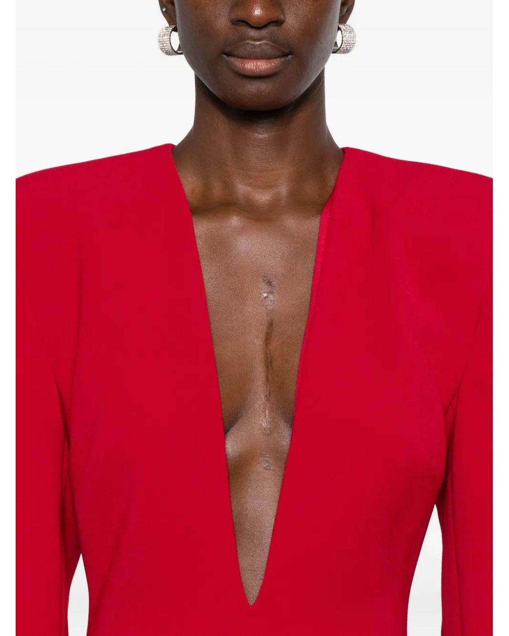Solace London Red Maxi Dress