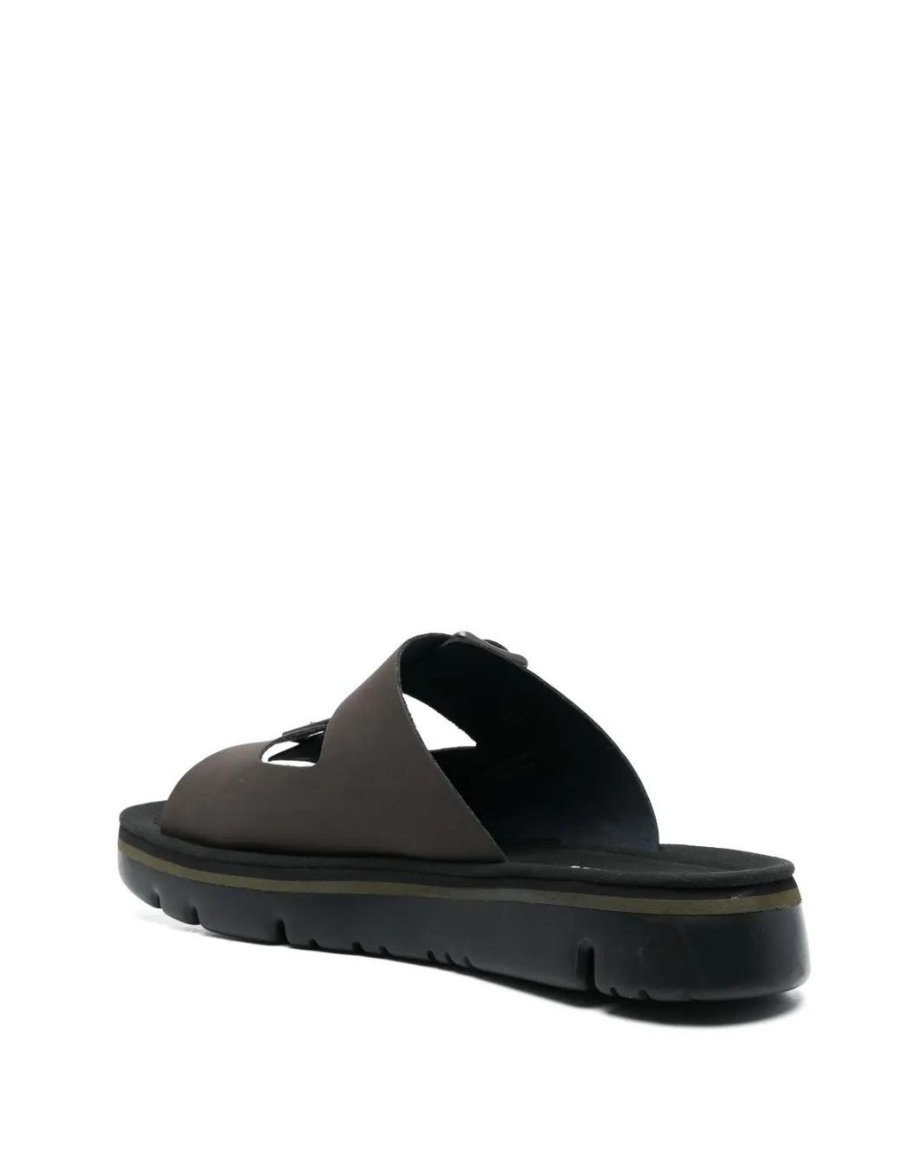 Camper Black Oruga Buckled Sandals for men