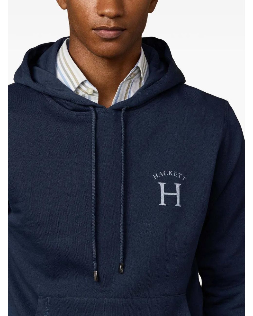 Sudadera Con Capucha Y Logo Hackett de hombre de color Blue