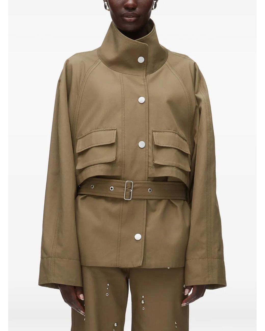 3.1 Phillip Lim Green Belted Jacket