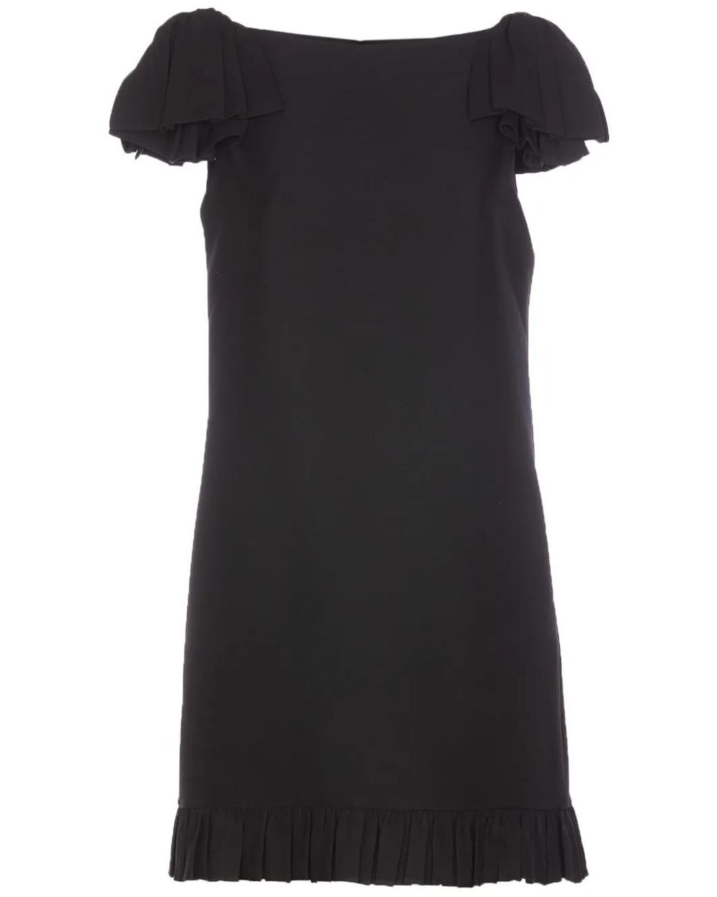 Valentino Garavani Black Crepe Dress