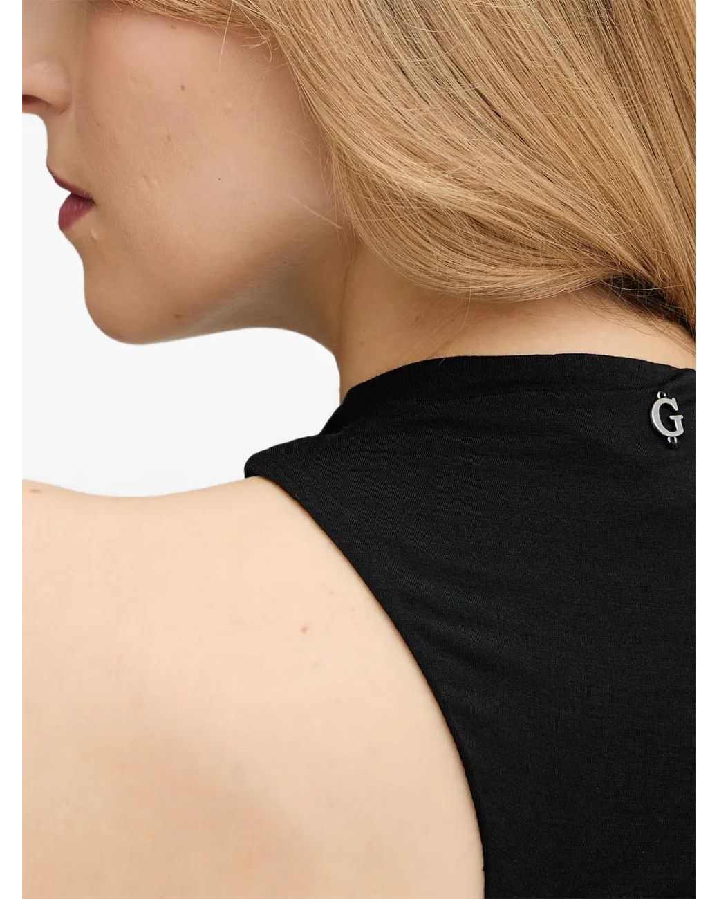 Guess Black Cut-Out Top