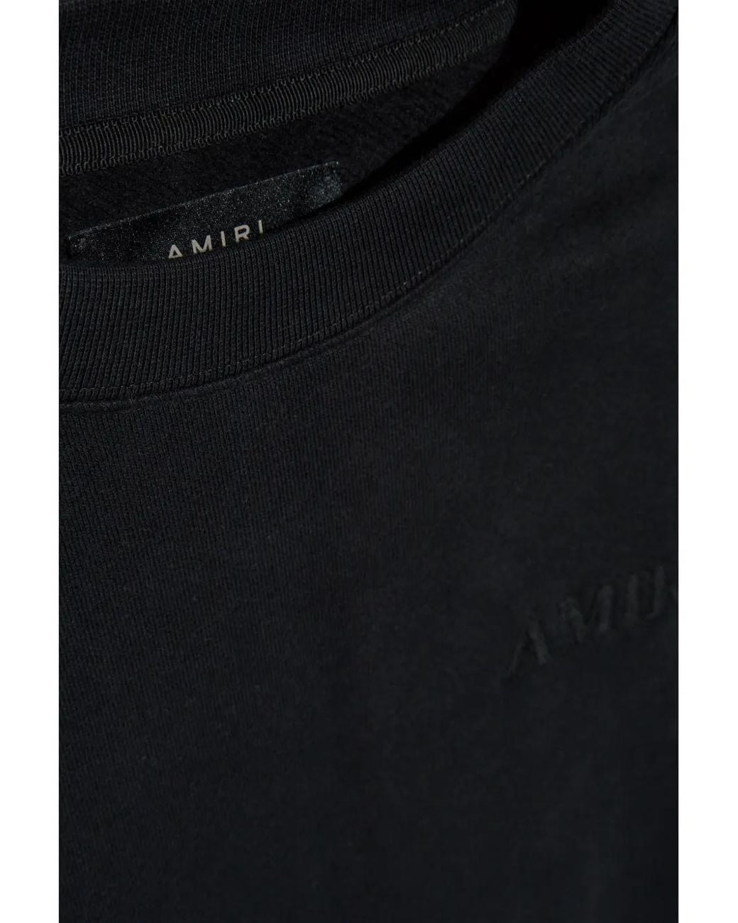 Amiri Blue Hoodie With Logo for men