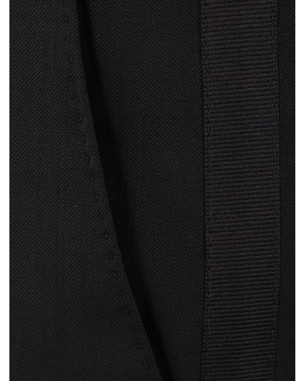Dolce & Gabbana Black Wool Trousers for men