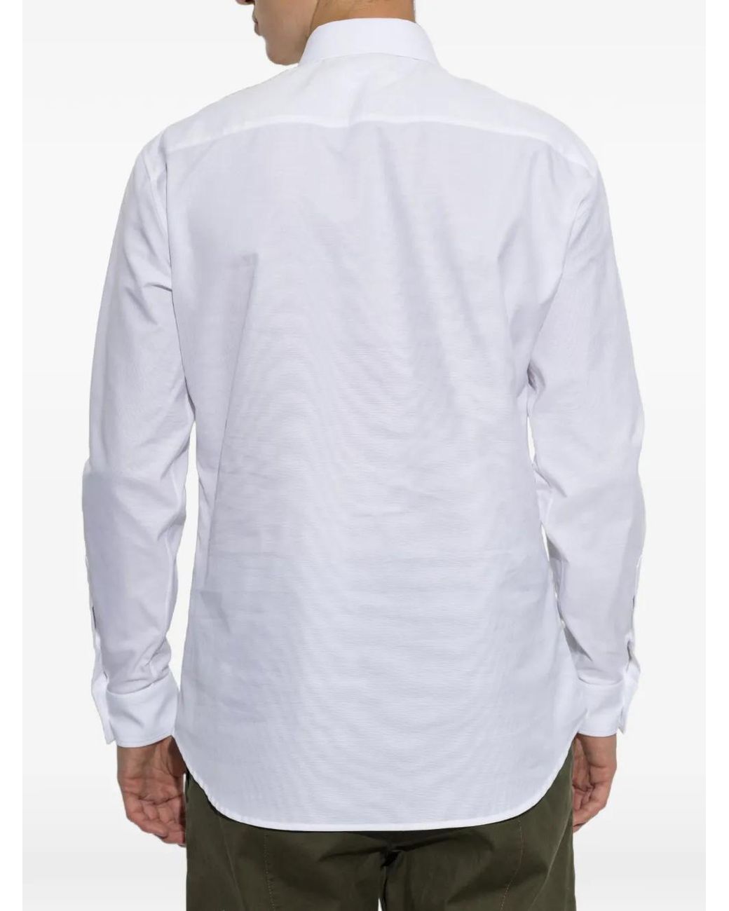 DSquared² White Oxford Cotton Relax Dan Shirt for men
