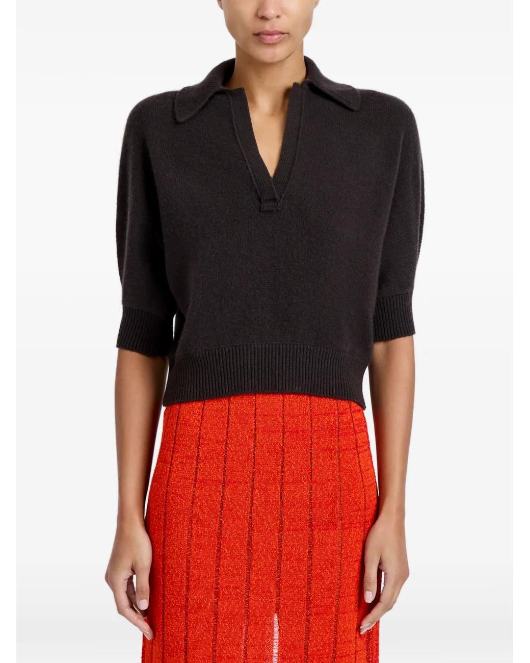 Proenza Schouler Black Vella Top