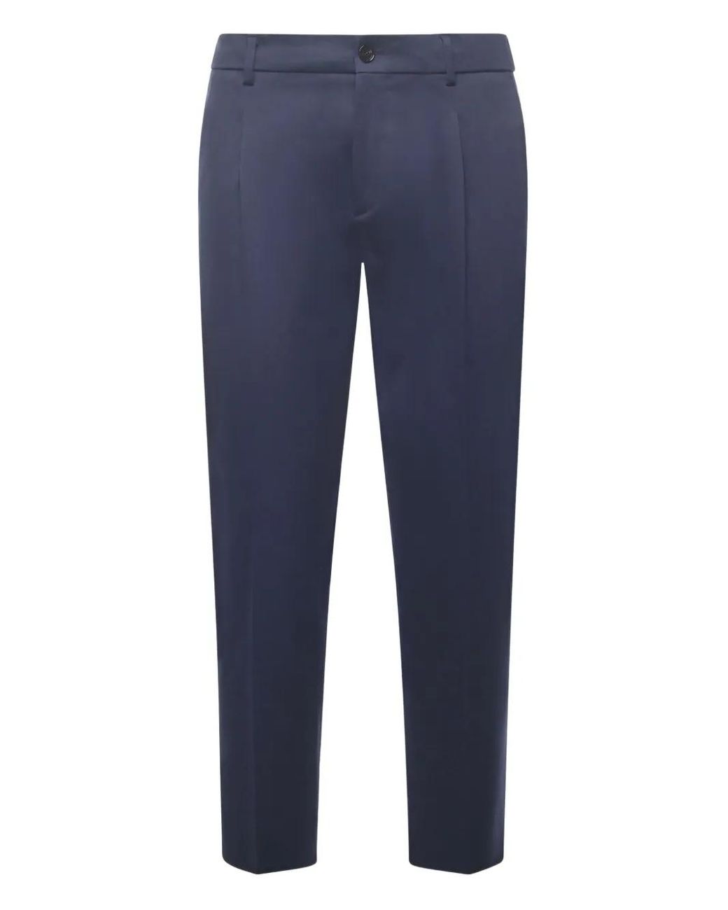 BE ABLE Blue Button-Up Trousers for men