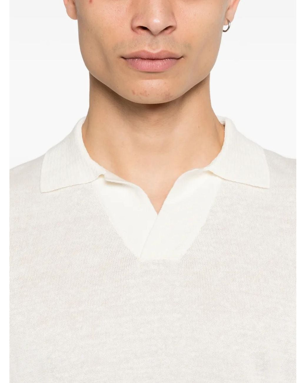 Polo Keith Tagliatore pour homme en coloris White