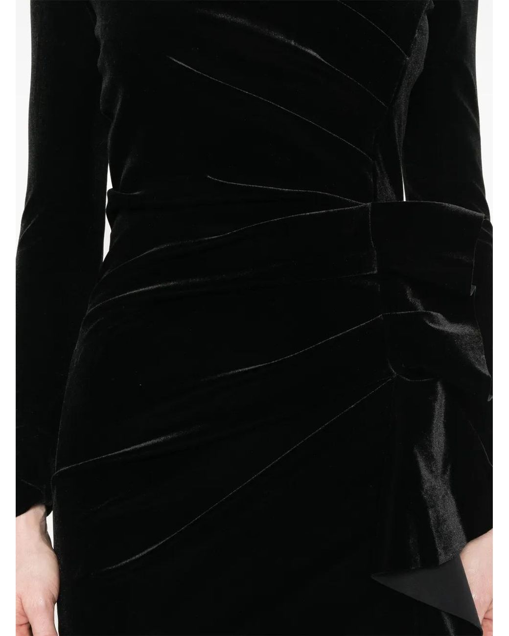 La Petite Robe Di Chiara Boni Black Silveria Velvet