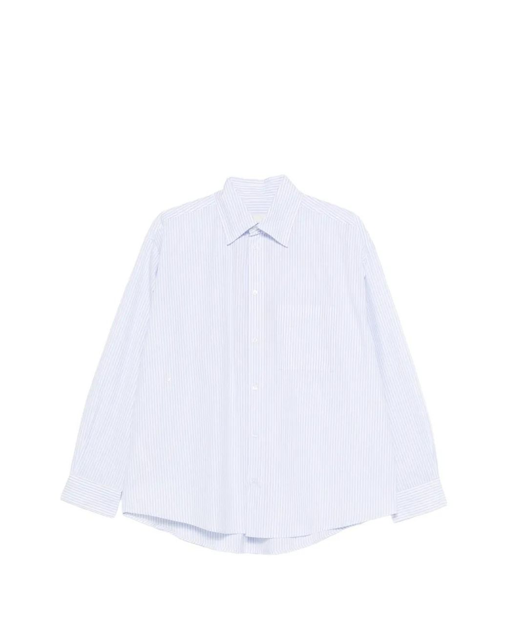 Herskind White Lorenzo Striped Shirt