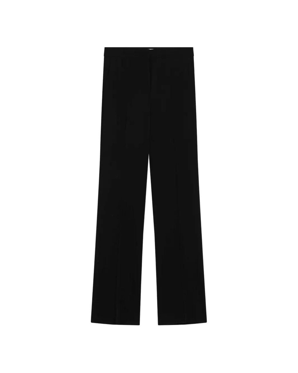Max Mara Black Pressed-Crease Tailored Trousers