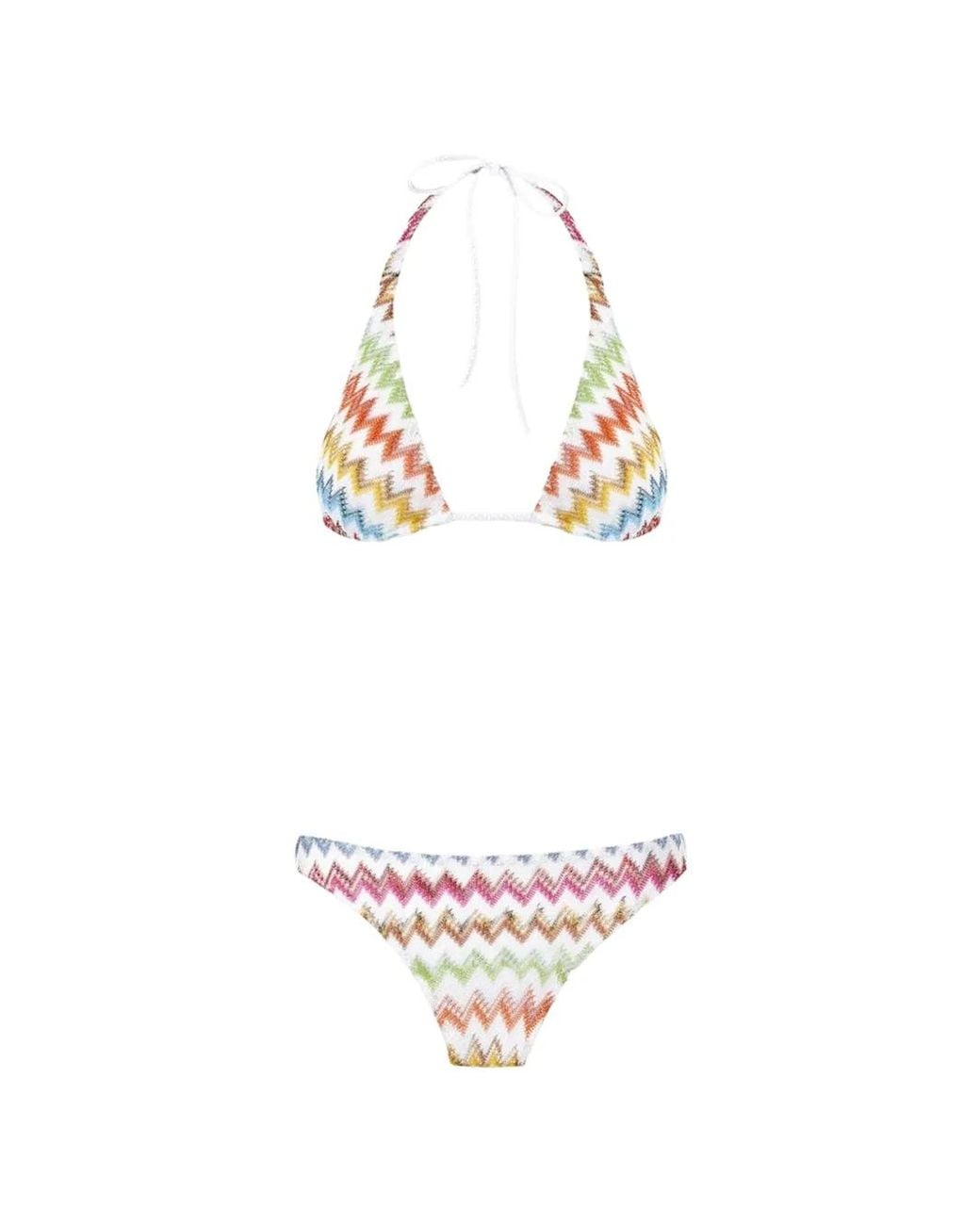 Missoni White Chevron Bikini