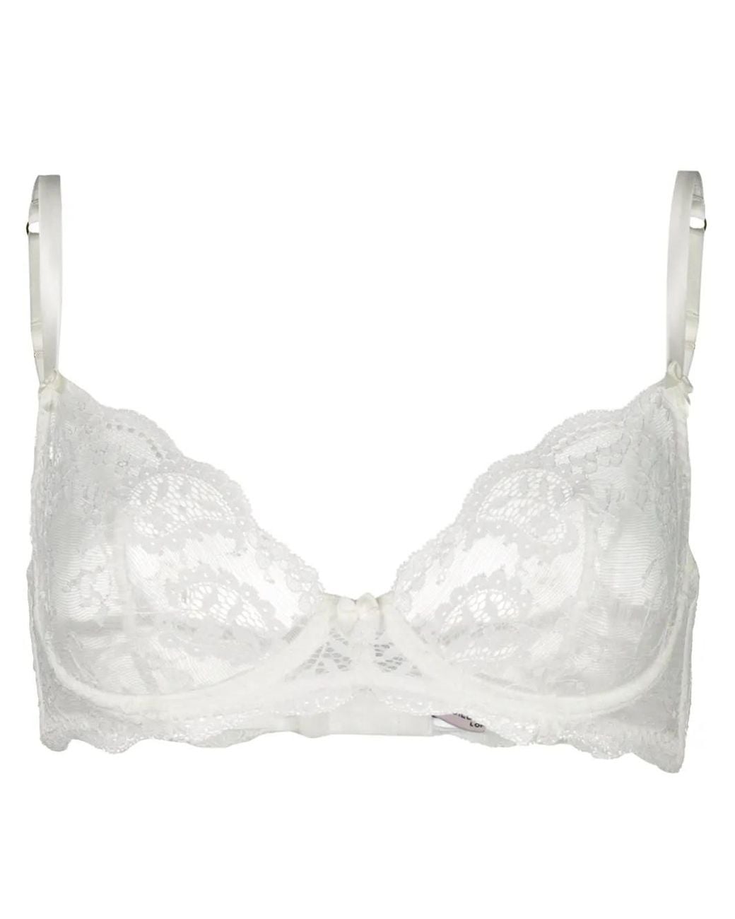 Gilda & Pearl White Rita Balconette Bra
