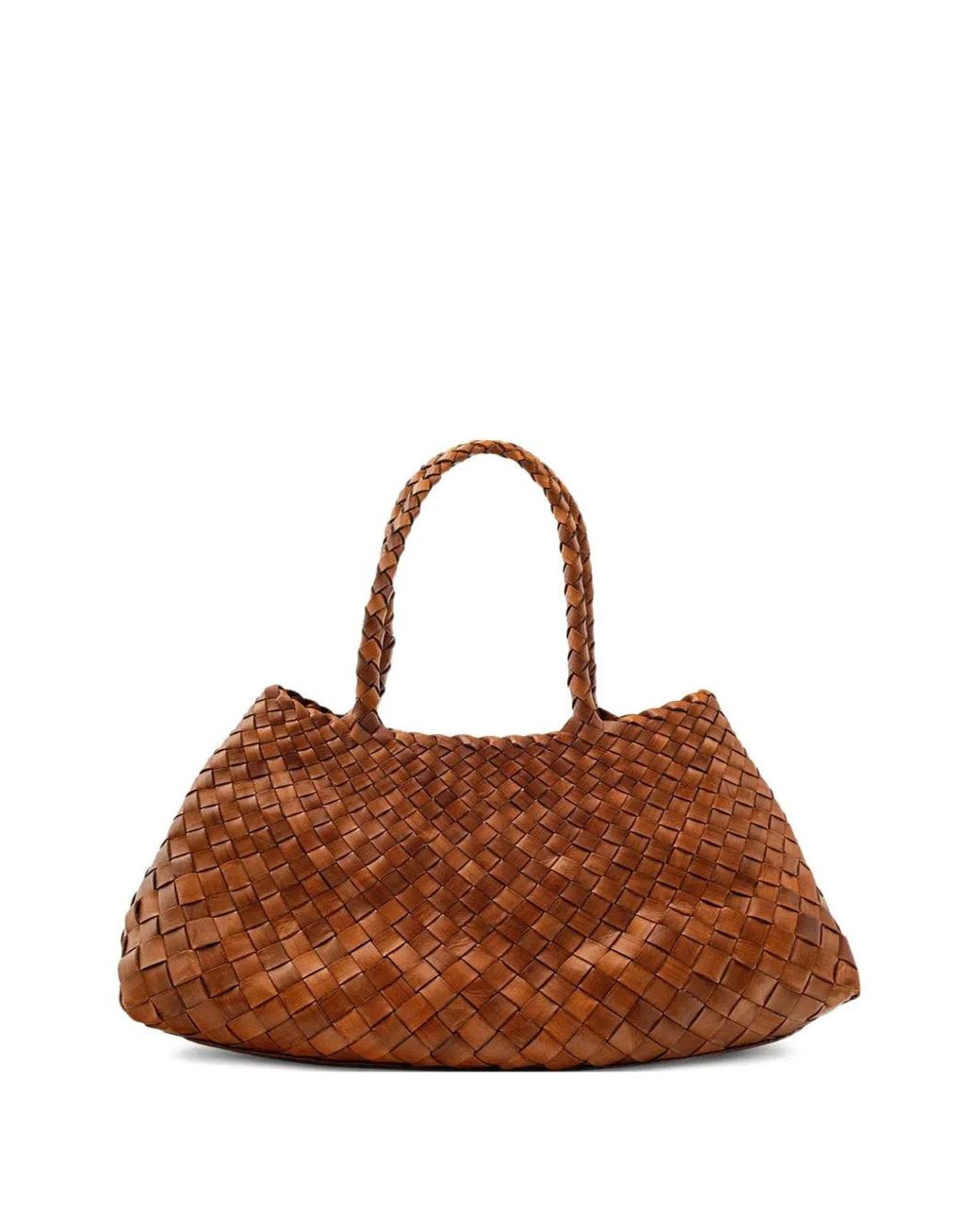 Dragon Diffusion Woven Leather Shoulder Bag in Brown | Lyst