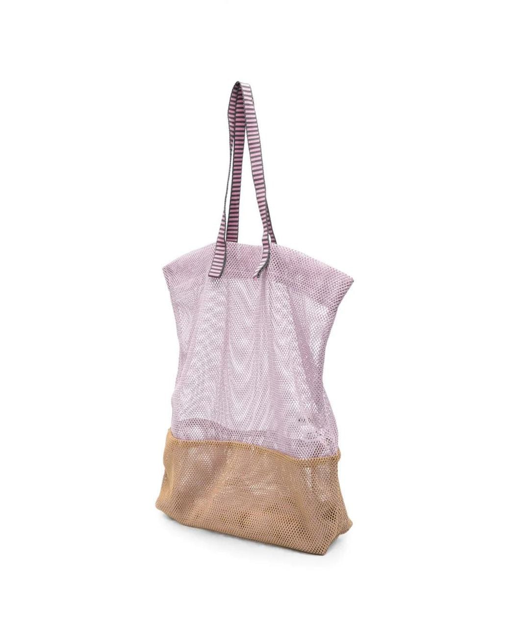 Epice Pink Two-Tone Mesh Shoulder Bag