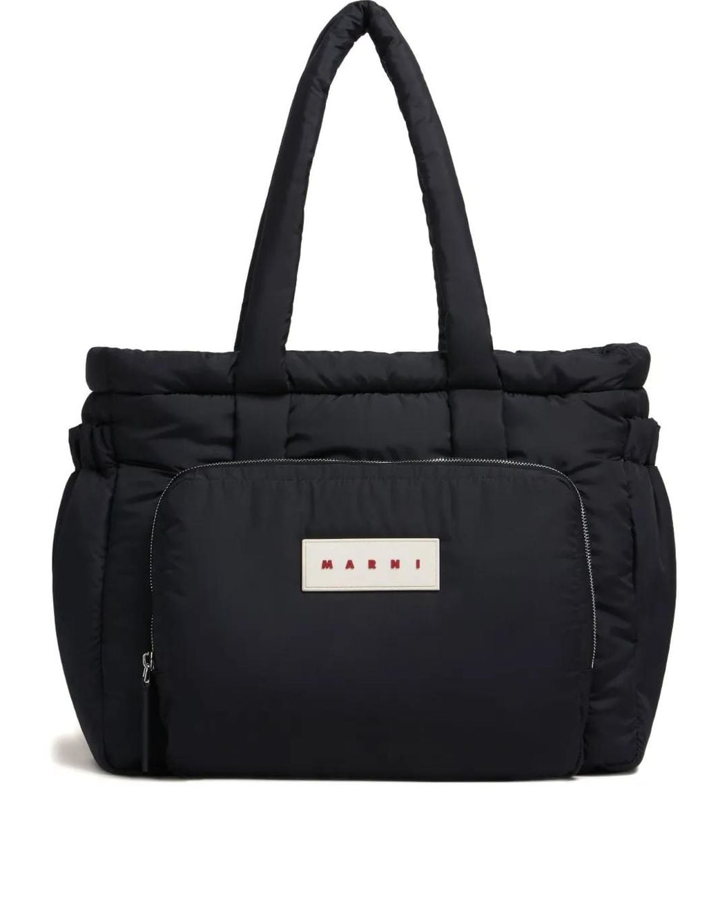 Borsa Tote Slouchy di Marni in Black da Uomo