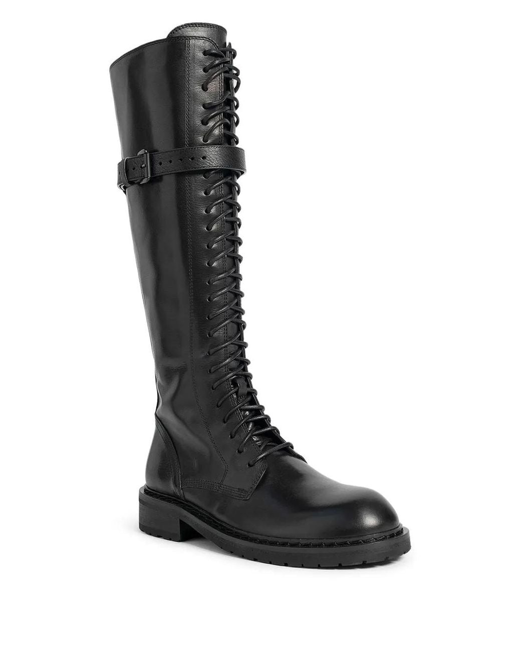 Ann Demeulemeester Black Danny Combat Boots