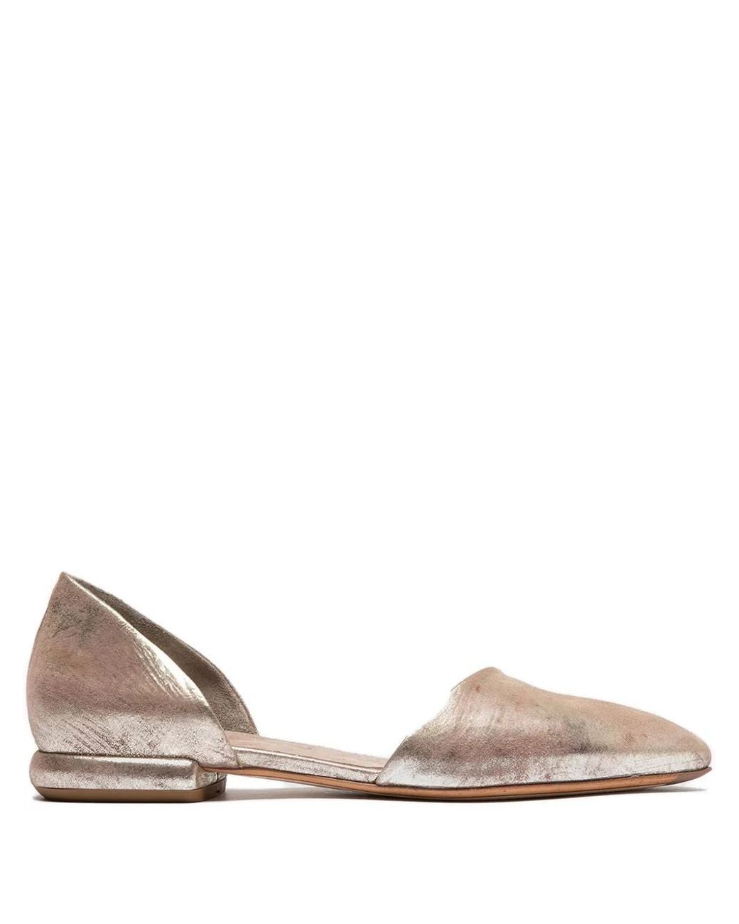 Officine Creative Natural Sue Ballerinas Mit Spitzer Kappe