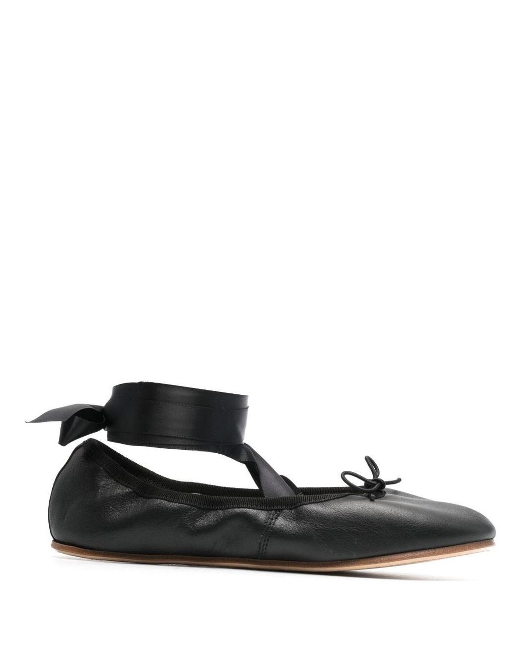 Repetto Sophia Leather Ballerina Shoes in Black Lyst