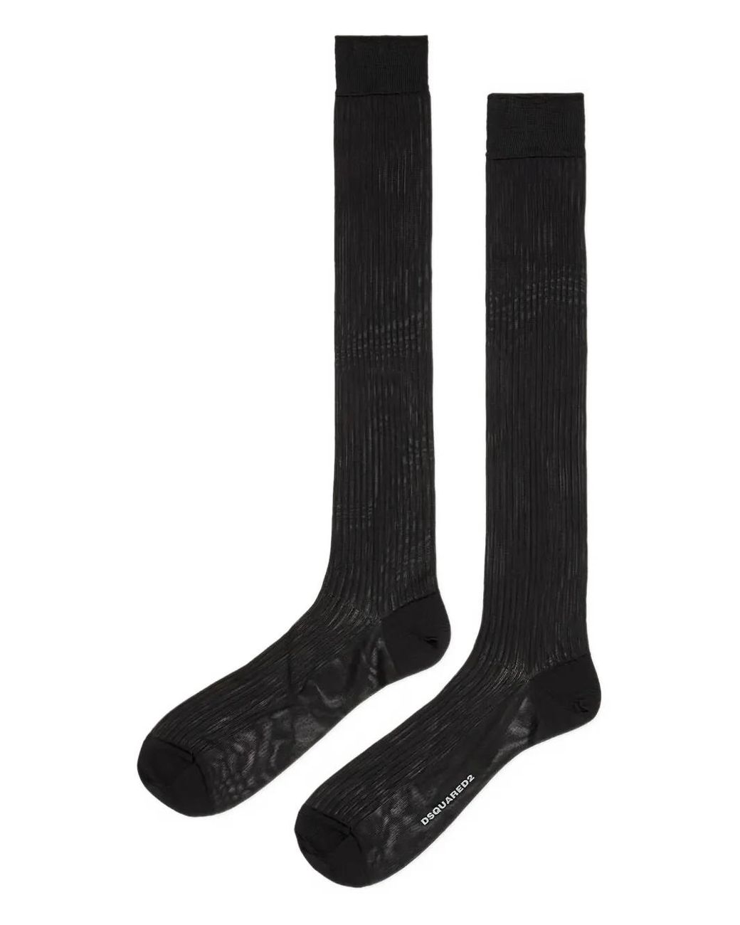DSquared² Black Basic High Socks for men