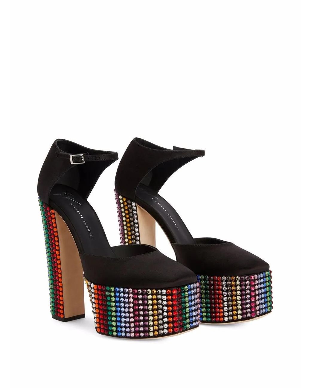 Giuseppe Zanotti Black Bebe Strass