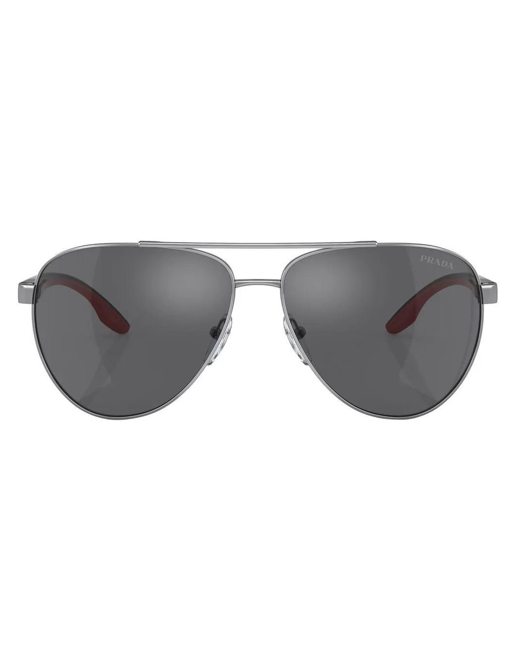 Prada Linea Rossa Ps52Ys Pilotenbrille in Gray für Herren