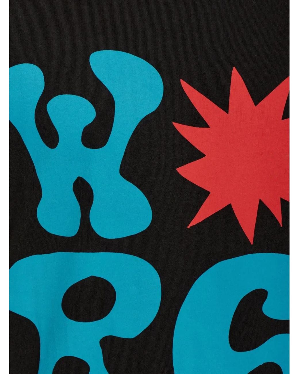 Comme des Garçons Black Graphic-Print T-Shirt for men
