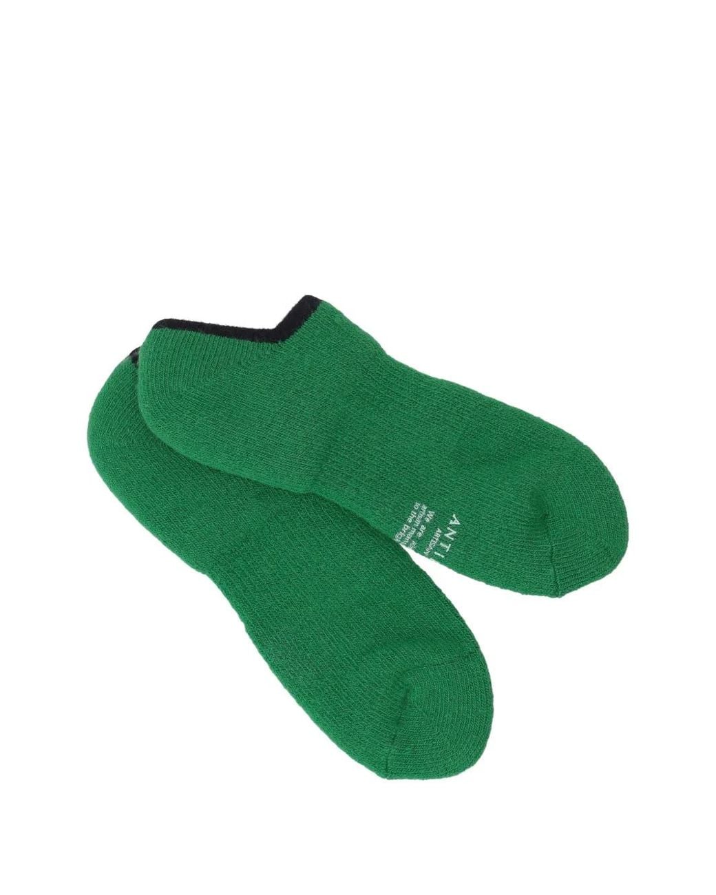 Antipast Green Chaussettes En Maille À Logo Imprimé
