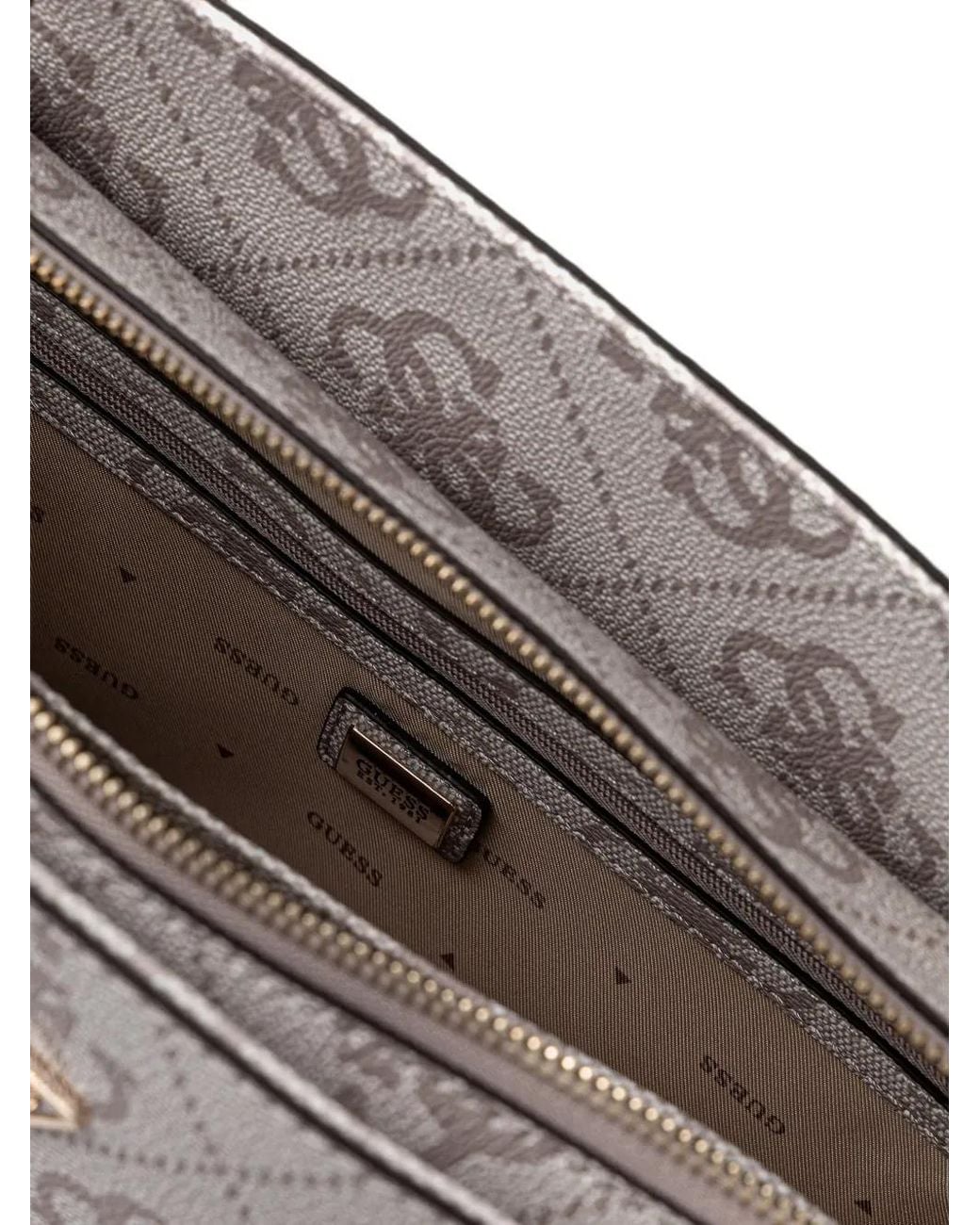 Guess Gray Noelle Logo Shopper Bag