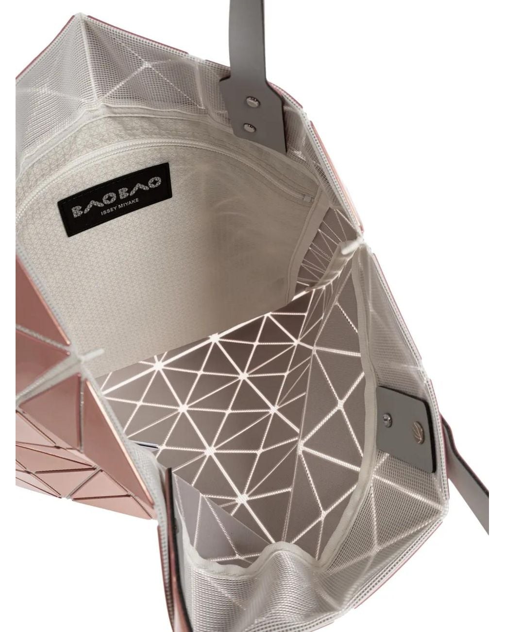 Issey Miyake Pink Lucent Flap Tote Bag