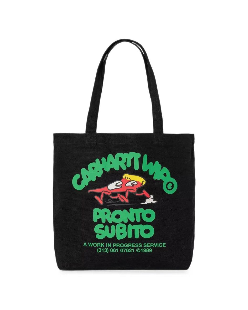 Carhartt Black Graphic-Print Tote Bag for men