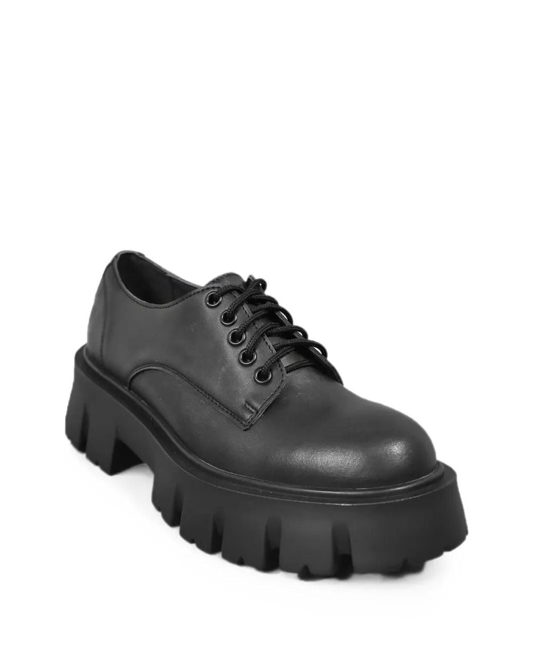 Altercore Black Deidra Chunky-Sole Shoes