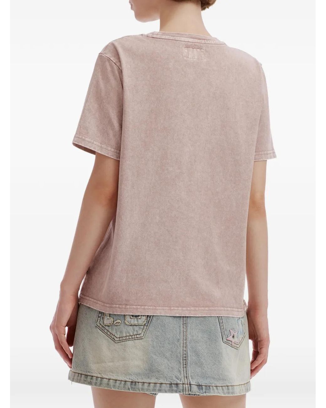 Izzue Gray Graphic-Print T-Shirt