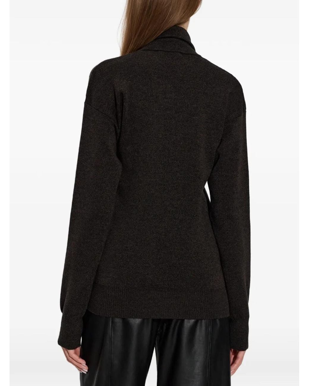 Lemaire Black Button-Up Wool Cardigan